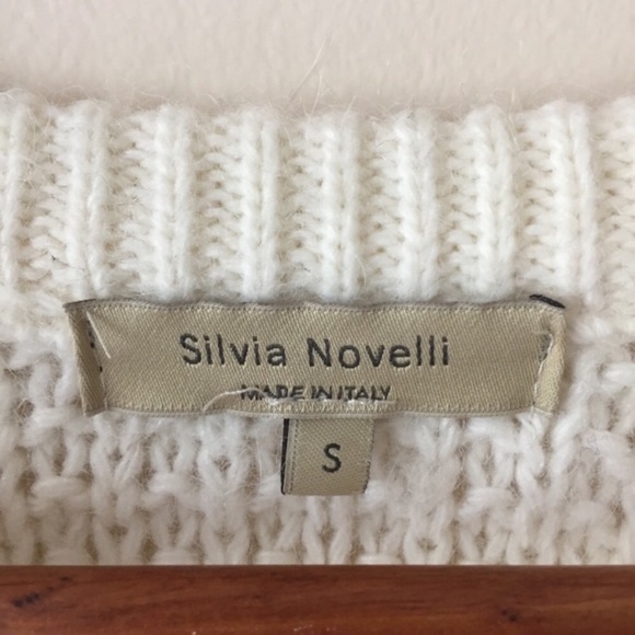 Ivory sweater alpaca wool - Picture 2 of 4